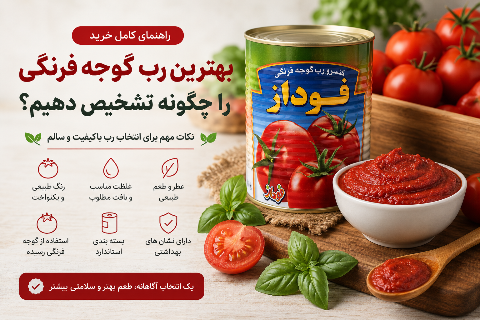 بهترین رب گوجه فرنگی